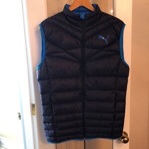 Puma Navy Puffer Vest